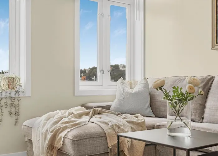 דירה Contemporary City-apartement With Views Of The Dock! ברגן