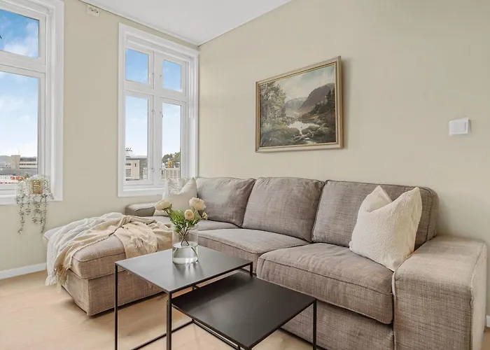 Contemporary City-apartement With Views Of The Dock! דירה ברגן